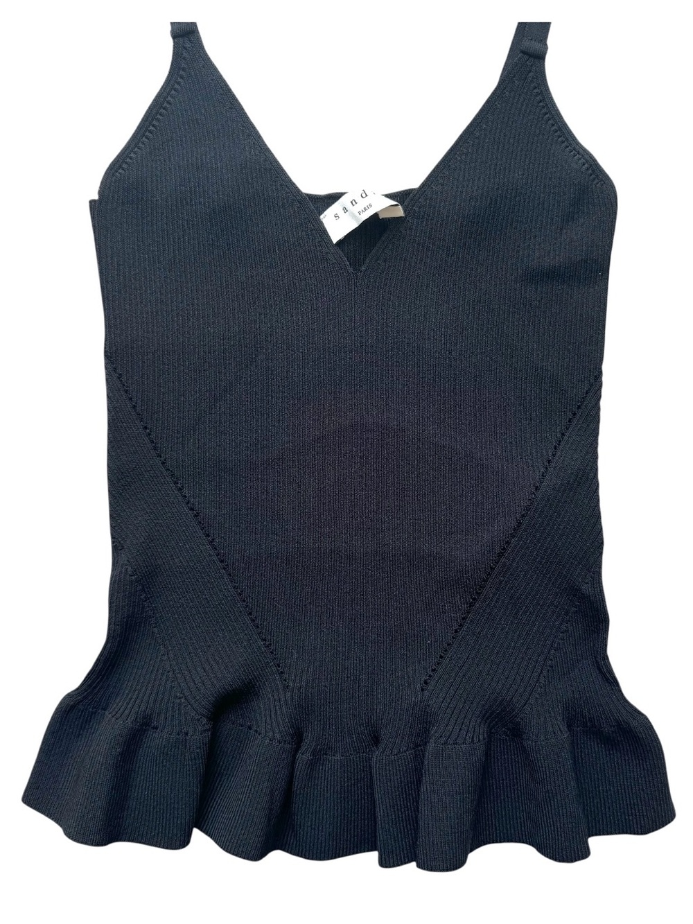 Sandro Rib Knit Tank Top - Picture 6 of 11